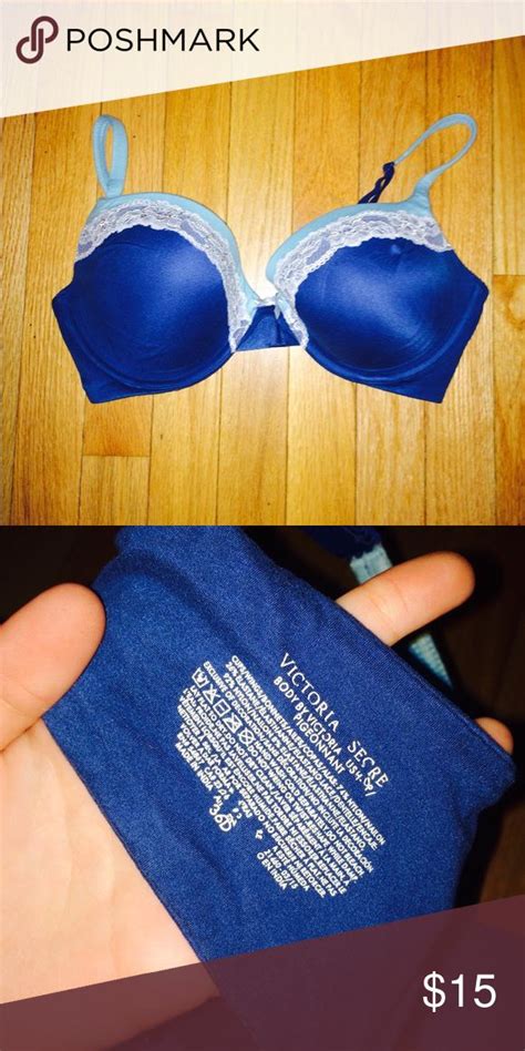 victoria secret blue bra|More.